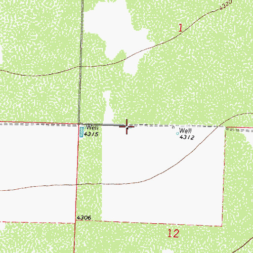 Topographic Map of 00789 Water Well, NM