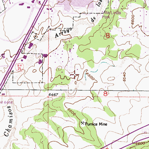Topographic Map of RG-3561 Water Well, NM