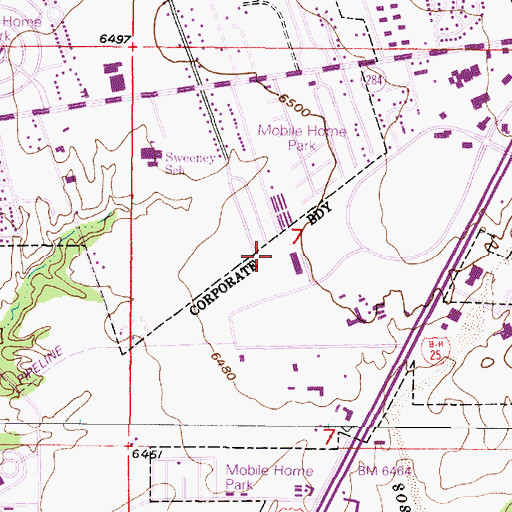 Topographic Map of RG-18856 Water Well, NM