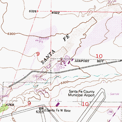 Topographic Map of RG-5631 Water Well, NM