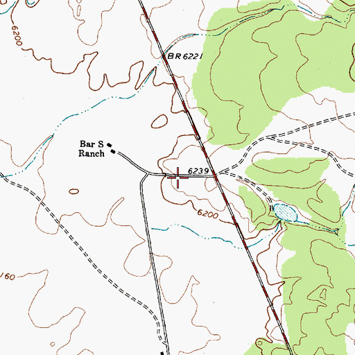 Topographic Map of Water Well 10207, NM