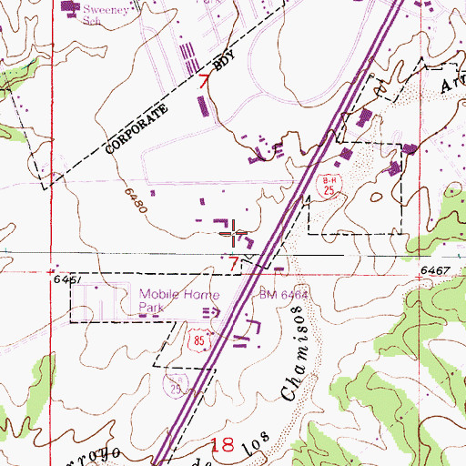 Topographic Map of RG-7652 Water Well, NM