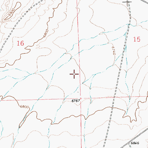 Topographic Map of SJ-1361 Water Well, NM