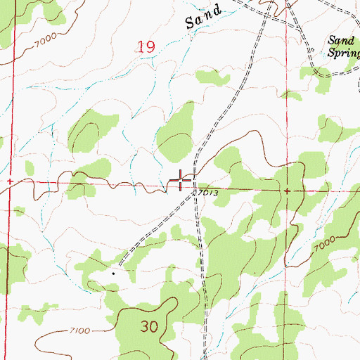 Topographic Map of 15R-321B Water Well, NM