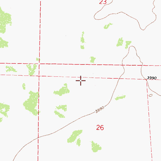Topographic Map of 00875 Water Well, NM