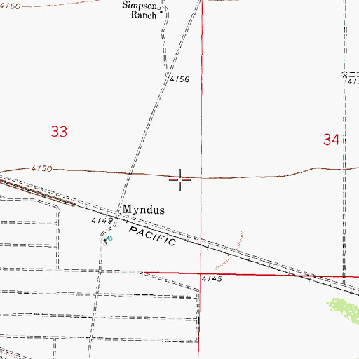 Topographic Map of 06115 Water Well, NM