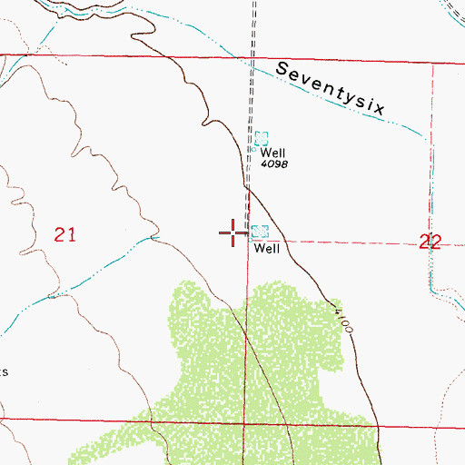 Topographic Map of 00915 Water Well, NM