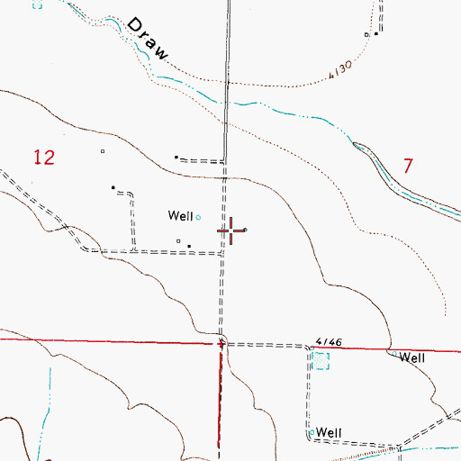 Topographic Map of 00902 Water Well, NM