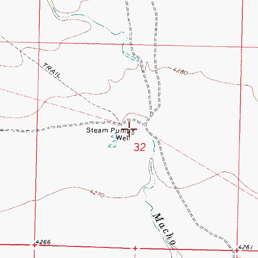 Topographic Map of Number 1210 Water Well, NM