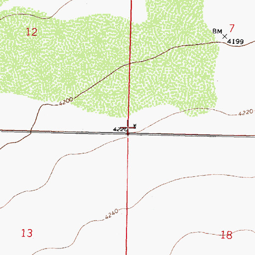 Topographic Map of 00942 Water Well, NM