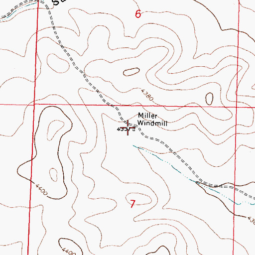 Topographic Map of 0166 Water Well, NM