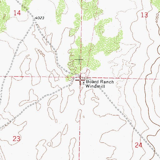 Topographic Map of 01629 Water Well, NM