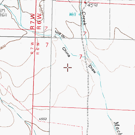 Topographic Map of 05013 Water Well, NM