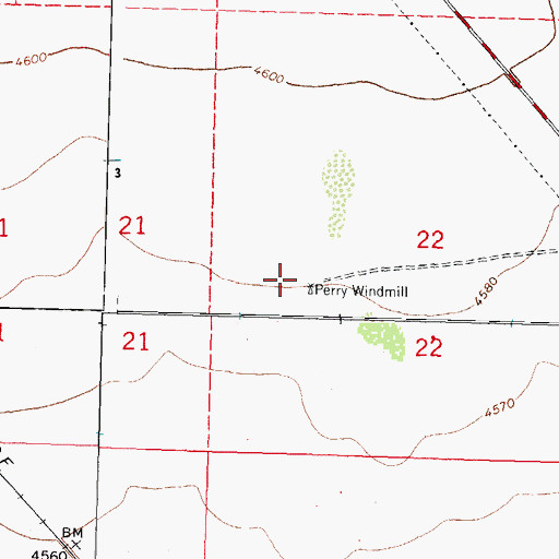 Topographic Map of 01239 Water Well, NM