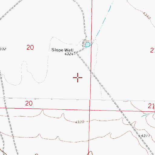Topographic Map of 01211 Water Well, NM