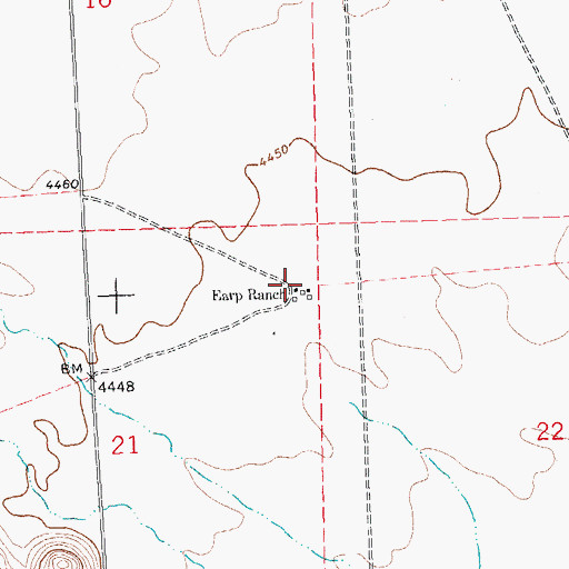 Topographic Map of 01392 Water Well, NM