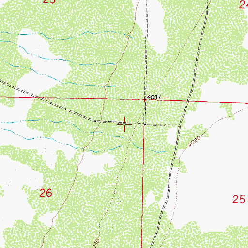 Topographic Map of 00803 Water Well, NM