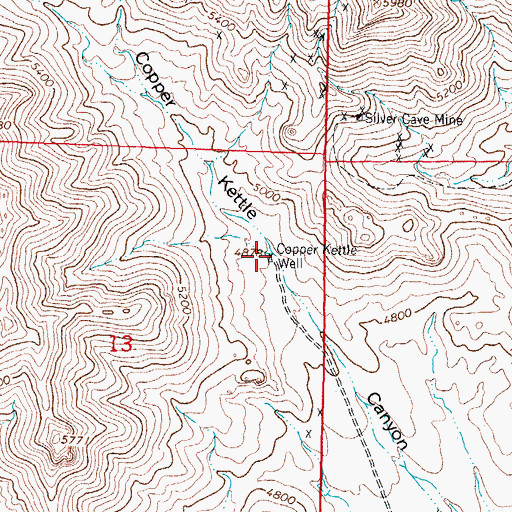 Topographic Map of 00805 Water Well, NM
