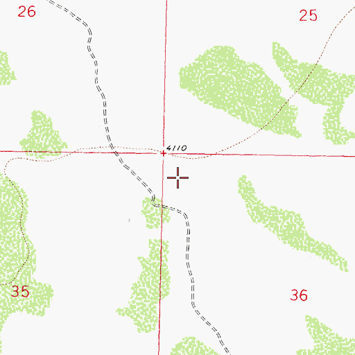 Topographic Map of 327 Water Well, NM