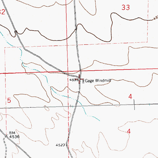 Topographic Map of 01388 Water Well, NM