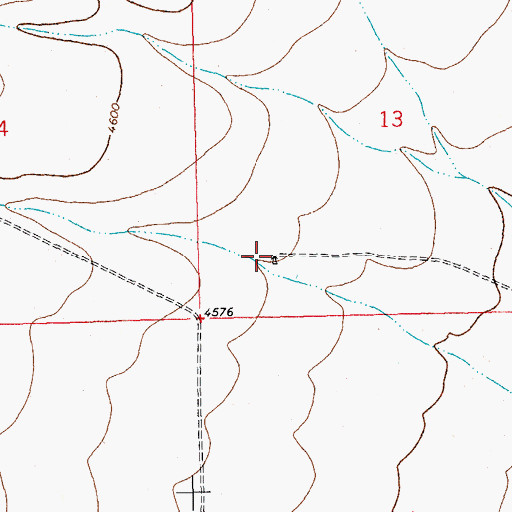 Topographic Map of 01367 Water Well, NM