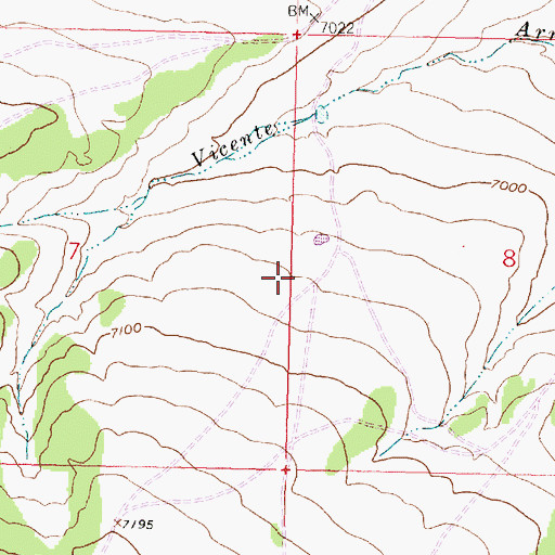 Topographic Map of Pinto Water Well, NM