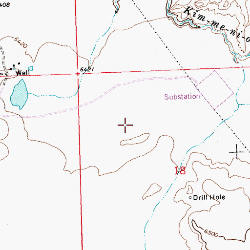 Topographic Map of SJ-109-S-1 Water Well, NM