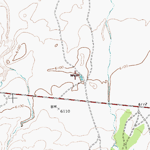Topographic Map of 14T-324 Water Well, NM