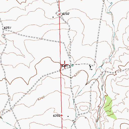 Topographic Map of 14A-81 Water Well, NM
