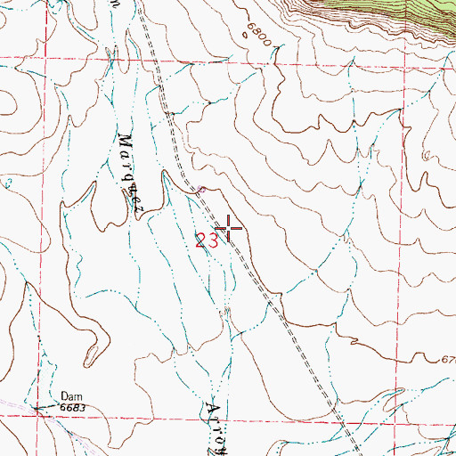 Topographic Map of 15R-314 Water Well, NM