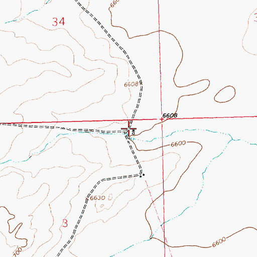 Topographic Map of McGillvery Water Well, NM