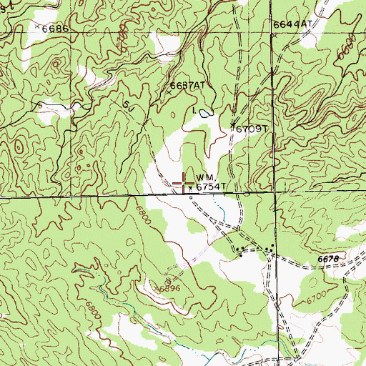 Topographic Map of 14T-508 Water Well, NM