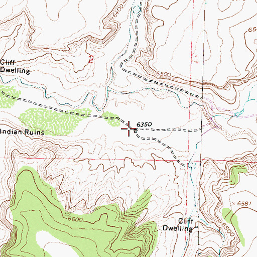 Topographic Map of CCR-5 Water Well, NM