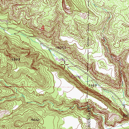 Topographic Map of Guaje 1-A Water Well, NM