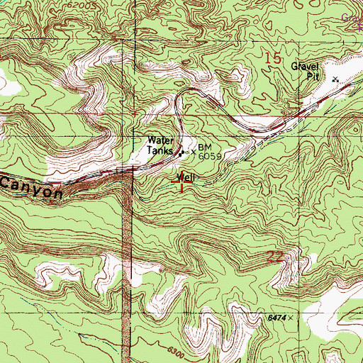 Topographic Map of Los Alamos 4 Water Well, NM