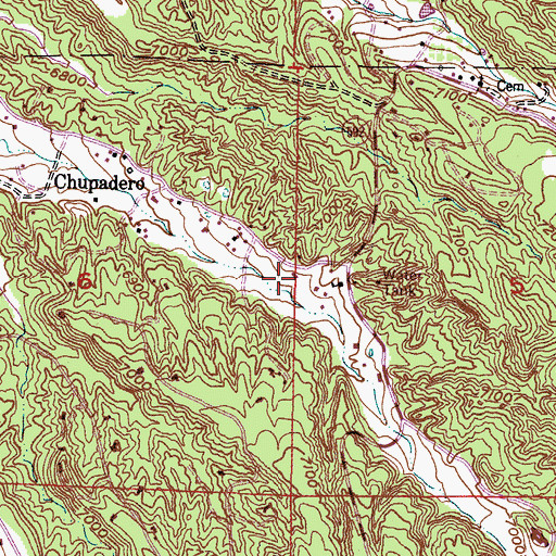 Topographic Map of RG-5338 Water Well, NM