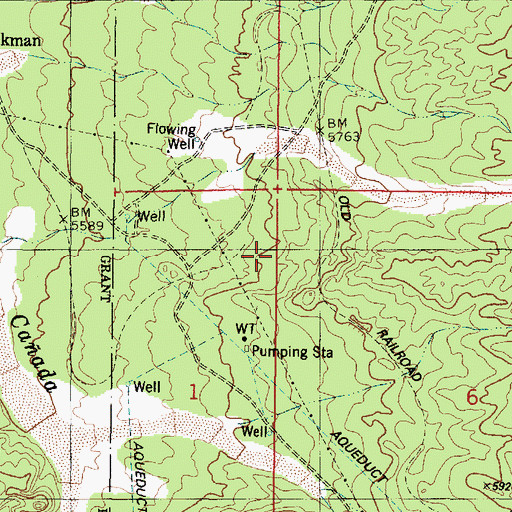 Topographic Map of RG-24666 Water Well, NM