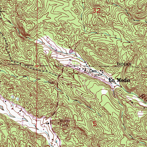 Topographic Map of RG-24666 Water Well, NM