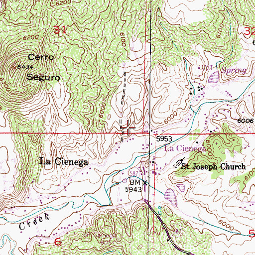 Topographic Map of RG-3869 Water Well, NM