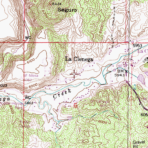 Topographic Map of RG-13743 Water Well, NM