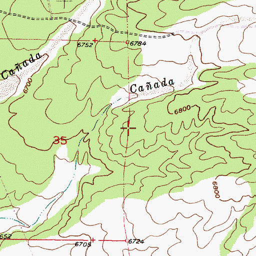 Topographic Map of RG-8247 Water Well, NM