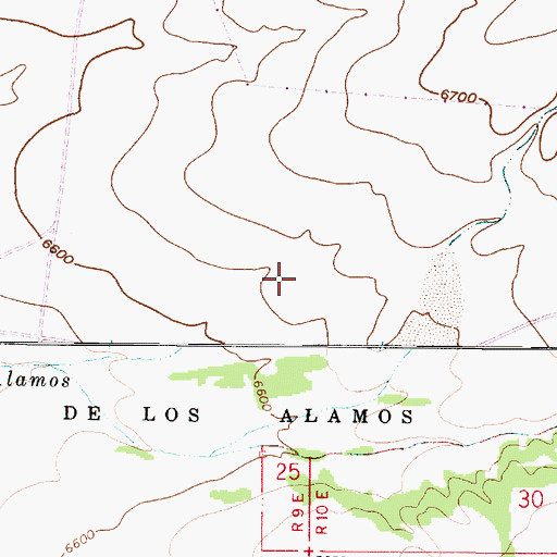 Topographic Map of RG-18584 Water Well, NM