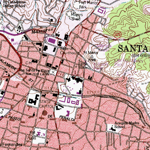 Topographic Map of RG-29042 Water Well, NM