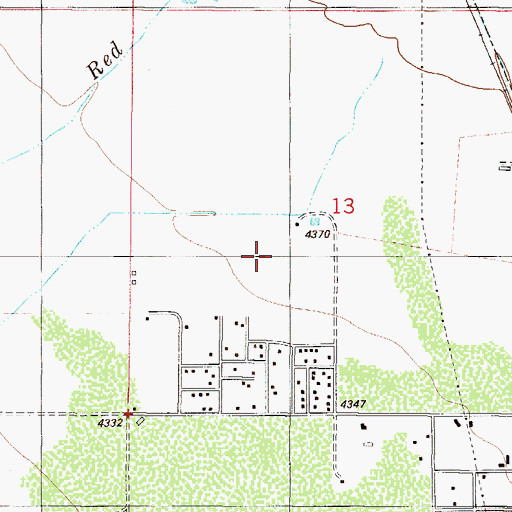 Topographic Map of 10042 Water Well, NM