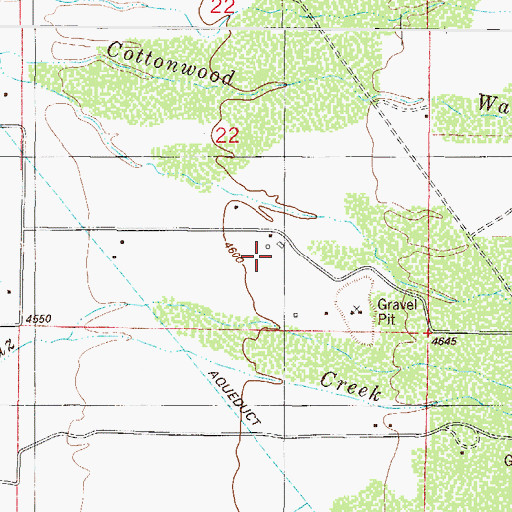 Topographic Map of 10035 Water Well, NM