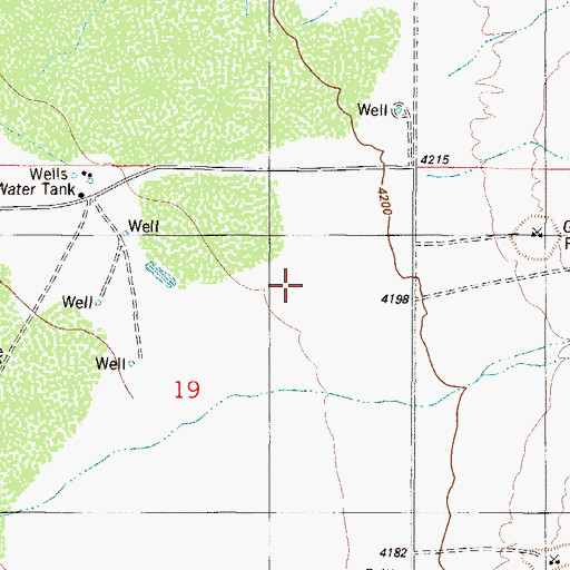 Topographic Map of D 5 Water Well, NM