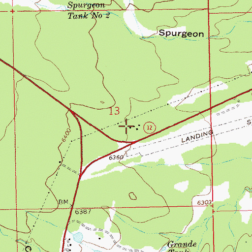 Topographic Map of 10008 Water Well, NM