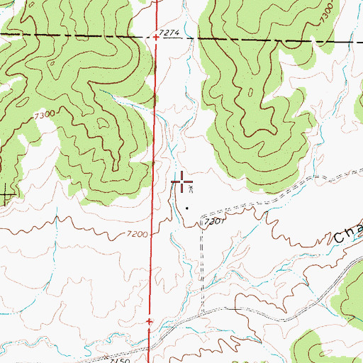 Topographic Map of East Gonzales Water Well, NM