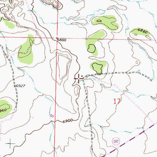 Topographic Map of Earls Water Well, NM