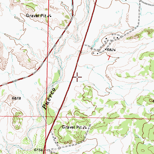 Topographic Map of Brandy 2 Water Well, NM